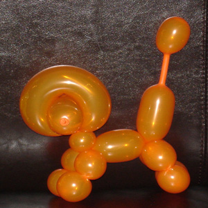 Ballonfigur Pudel